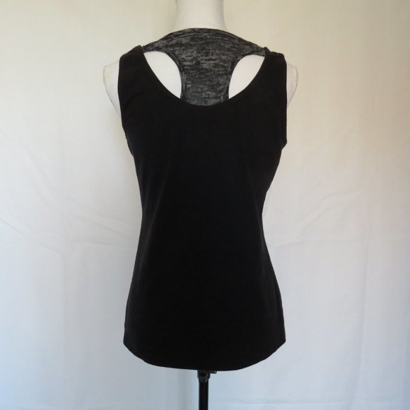 Danskin Now Black Gray Women’s Sleeveless Exercise Tank Top size L - Picture 3 of 7